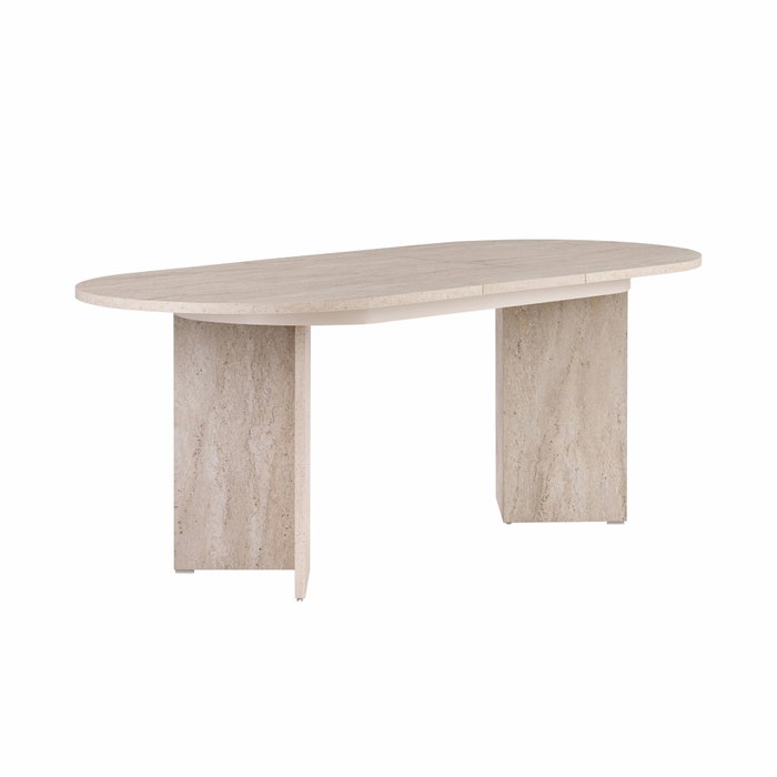 Nordure Sorell Mesa de Comedor Extensible Travertino Nordure Sorell Mesa de Comedor Extensible Travertino